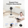 Dreo - Ventilador de pie oscilante de 120°, silencioso