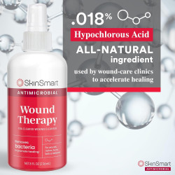 SkinSmart Antimicrobial Terapia para herida | Spray antimicrobial para heridas infectadas