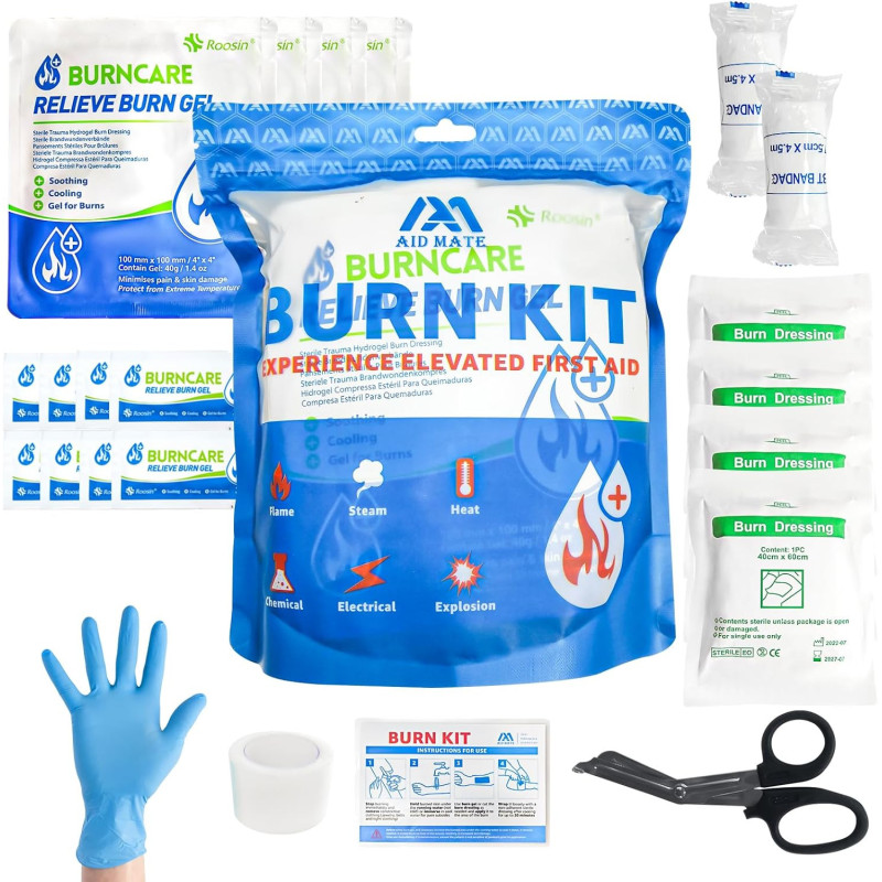 Kit de quemaduras | Gel calmante para todo tipo de quemaduras en la piel