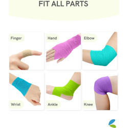 FriCARE Nonwoven cinta autoadhesiva de vendaje | Vendajes autoadhesivos para heridas