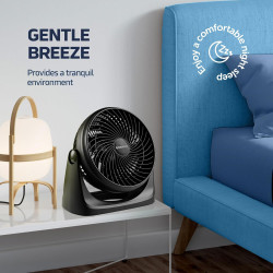 Ventilador turbo portátil de circulación de aire de 7 pulgadas