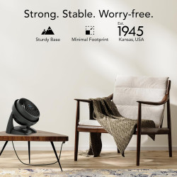 Vornado 630 ventilador mediano de recirculación del aire.