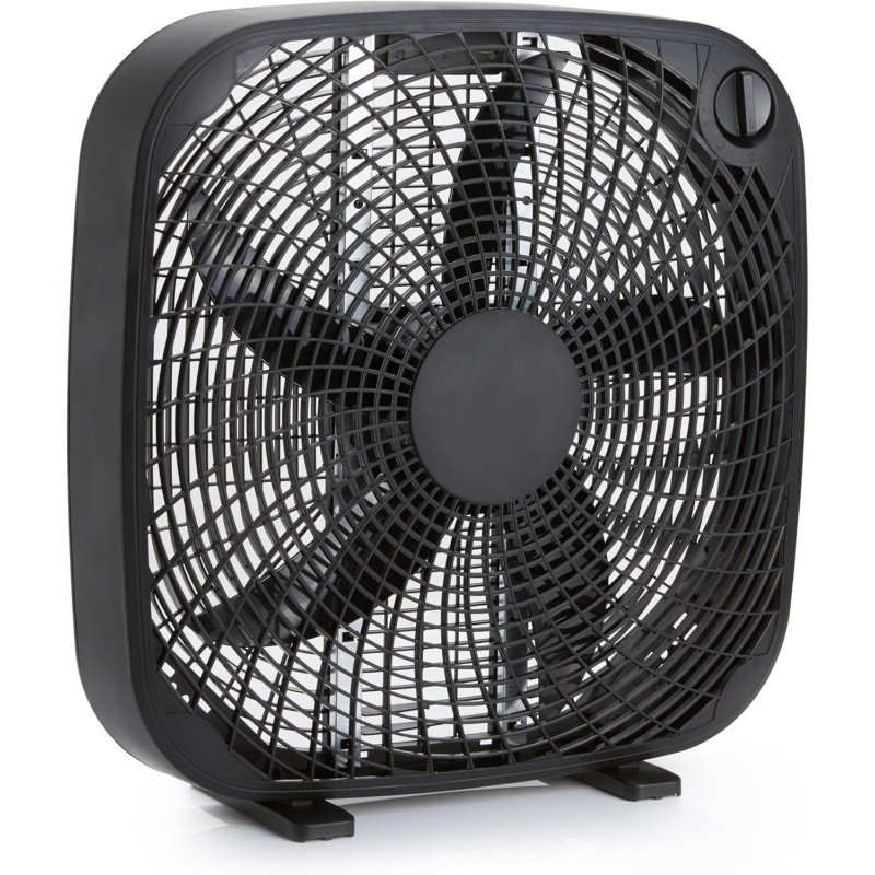 Amazon Basics Ventilador de caja de 3 velocidades