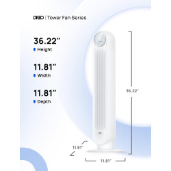Dreo Ventilador de torre para dormitorio