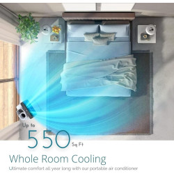 Cooper&Hunter - Aire acondicionado portátil inversor de 14,000 BTU