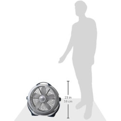 Lasko 3300 Wind Machine - Ventilador de suelo portátil de alta velocidad para interiores y hogar