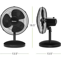 HOLMES Ventilador de mesa de 12 pulgadas