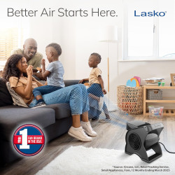 Lasko U12104 - Ventilador soplador de 12 pulgadas para usar en el lugar de trabajo o en casa