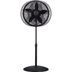 Pedestal Ventilador, ajustable, Negro, 18-pulgadas Lasko Productos 1827 , Plástico, Negro, 18 pulgadas