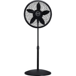 Pedestal Ventilador, ajustable, Negro, 18-pulgadas Lasko Productos 1827 , Plástico, Negro, 18 pulgadas