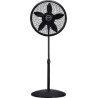 Pedestal Ventilador, ajustable, Negro, 18-pulgadas Lasko Productos 1827 , Plástico, Negro, 18 pulgadas