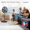Pedestal Ventilador, ajustable, Negro, 18-pulgadas Lasko Productos 1827 , Plástico, Negro, 18 pulgadas