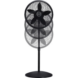 Pedestal Ventilador, ajustable, Negro, 18-pulgadas Lasko Productos 1827 , Plástico, Negro, 18 pulgadas