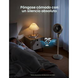 Dreo Ventilador para dormitorio, ventilador oscilante de 80 grados
