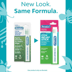 Benadryl Barra de alivio antipicazón | Fuerte alivio de picazon por picaduras de insectos