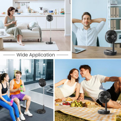 TriPole Ventilador de pie portátil