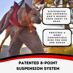 Fido Pro Airlift - Arnés de rescate de perros | Arnes especial para rescates de perros o mascotas