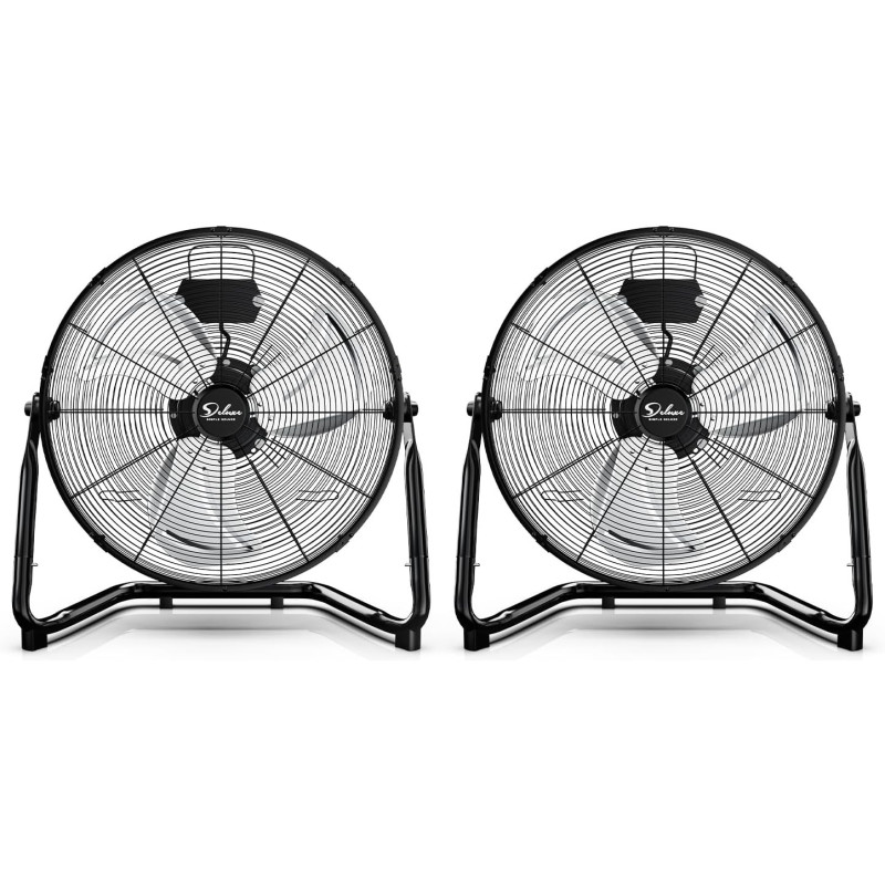 Simple Deluxe - Ventilador industrial de piso