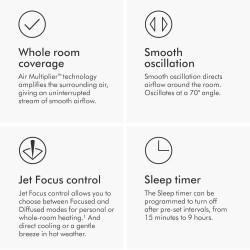 Ventilador calentador Dyson AM09