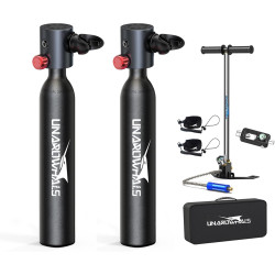 Mini tanque de buceo | Mini tanque de buceo recargable con bomba de inflacion