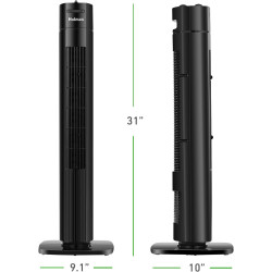 Holmes Ventilador de torre manual de 31 pulgadas