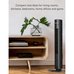 Holmes Ventilador de torre manual de 31 pulgadas