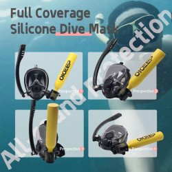 Mini tanque de buceo con submáscara | Con tanque de buceo recargable