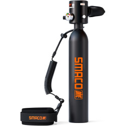 SMACO Mini tanque de buceo | Reutilizable e ideal para emergencias