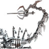 Rompecabezas de metal 3D para adultos | Escorpion metalico armable de 3 piezas