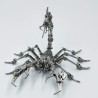 Rompecabezas de metal 3D para adultos | Escorpion metalico armable de 3 piezas