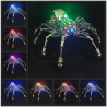 Kit de modelo de araña de metal 3D | Rompecabezas de Araña metalica con luces RGB