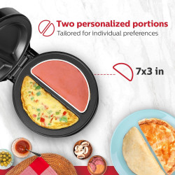 Holstein Housewares - Máquina antiadherente para hacer tortillas y frittatas