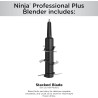 Ninja BN701 licuadora profesional Plus con auto iQ y 64 onzas.