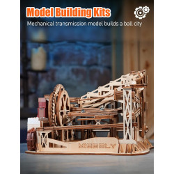 MIEBELY Rompecabezas de madera 3D para adultos | De madera con motor manual y electrico