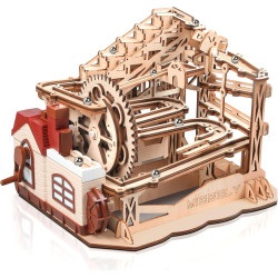 MIEBELY Rompecabezas de madera 3D para adultos | De madera con motor manual y electrico