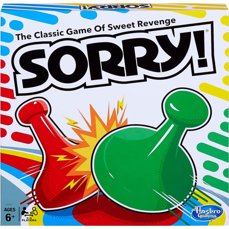 Hasbro Gaming Sorry! | Juego de mesa familiar