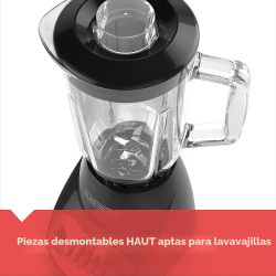 BLACK+DECKER, licuadora para encimera con jarra de vidrio para 6 tazas