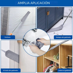 Limpiador de polvo retráctil