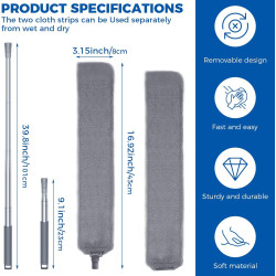 Limpiador de polvo retráctil