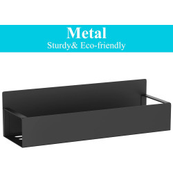 Organizador magnético de almacenamiento de especias de metal para refrigerador y horno