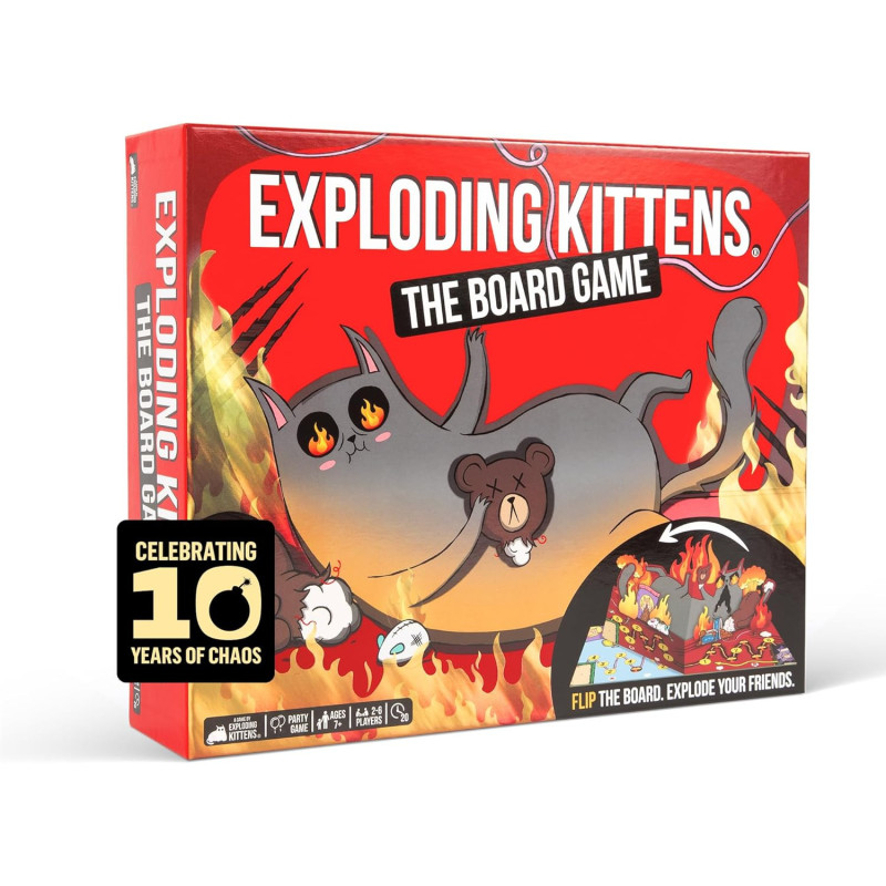 Exploding Kittens: The Board Game | Juego de mesa competitivo y de estrategia