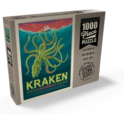 MyPuzzle Mythical Creatures: Kraken | Rompecabezas de 1000 piezas para usar de poster