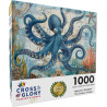 Cross & Glory - Neptune's Navigator: The Octopus Voyage Rompecabezas | Rompecabezas de 1000 piezas para adultos