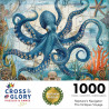 Cross & Glory - Neptune's Navigator: The Octopus Voyage Rompecabezas | Rompecabezas de 1000 piezas para adultos