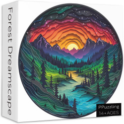 Rompecabezas de bosque mágico | Rompecabezas con diseño de bosque magico de 1000 piezas