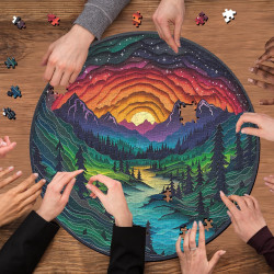 Rompecabezas de bosque mágico | Rompecabezas con diseño de bosque magico de 1000 piezas