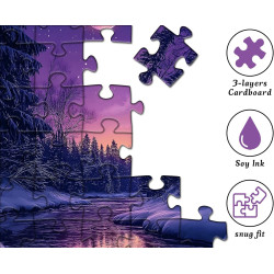 Rompecabezas de paisaje de fantasía | Rompecabezas complejo de 1000 piezas