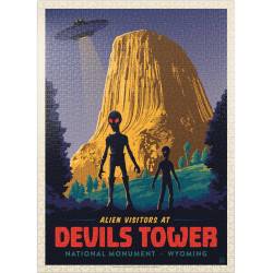 MyPuzzle Devils Tower | Rompecabeza de criptidos de 100 piezas