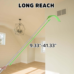 Limpiador de polvo retráctil para debajo del aparato