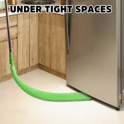 Limpiador de polvo retráctil para debajo del aparato